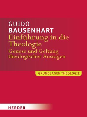 cover image of Einführung in die Theologie